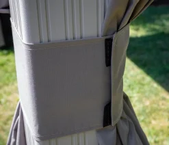 Sojag Outdoor-Pavillon Messina 1012, inkl. Moskitonetz champagner, ca. B363/H291,5/T298 cm