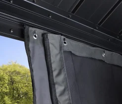 Sojag Outdoor-Pavillon Messina 1012, inkl. Moskitonetz anthrazit, ca. B363/H291,5/T298 cm