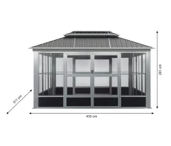 Sojag Pavillon Olan 1014, ca. B435/H291/T311 cm