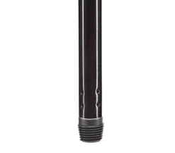 Sorex Metallstiel mit Gewinde, schwarz