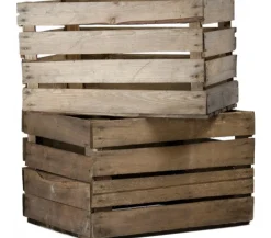 Stijf Holzkiste, natur, ca. B50/H30/T40 cm