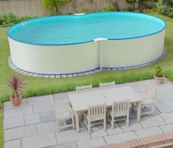 Summer Fun Stahlwandpool-Set Exklusiv, achtform