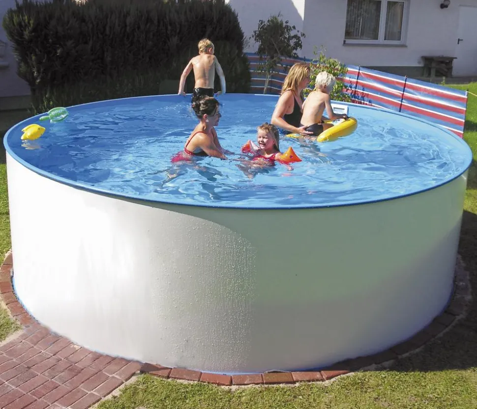 Summer Fun Stahlwandpool-Set Exklusiv, rund