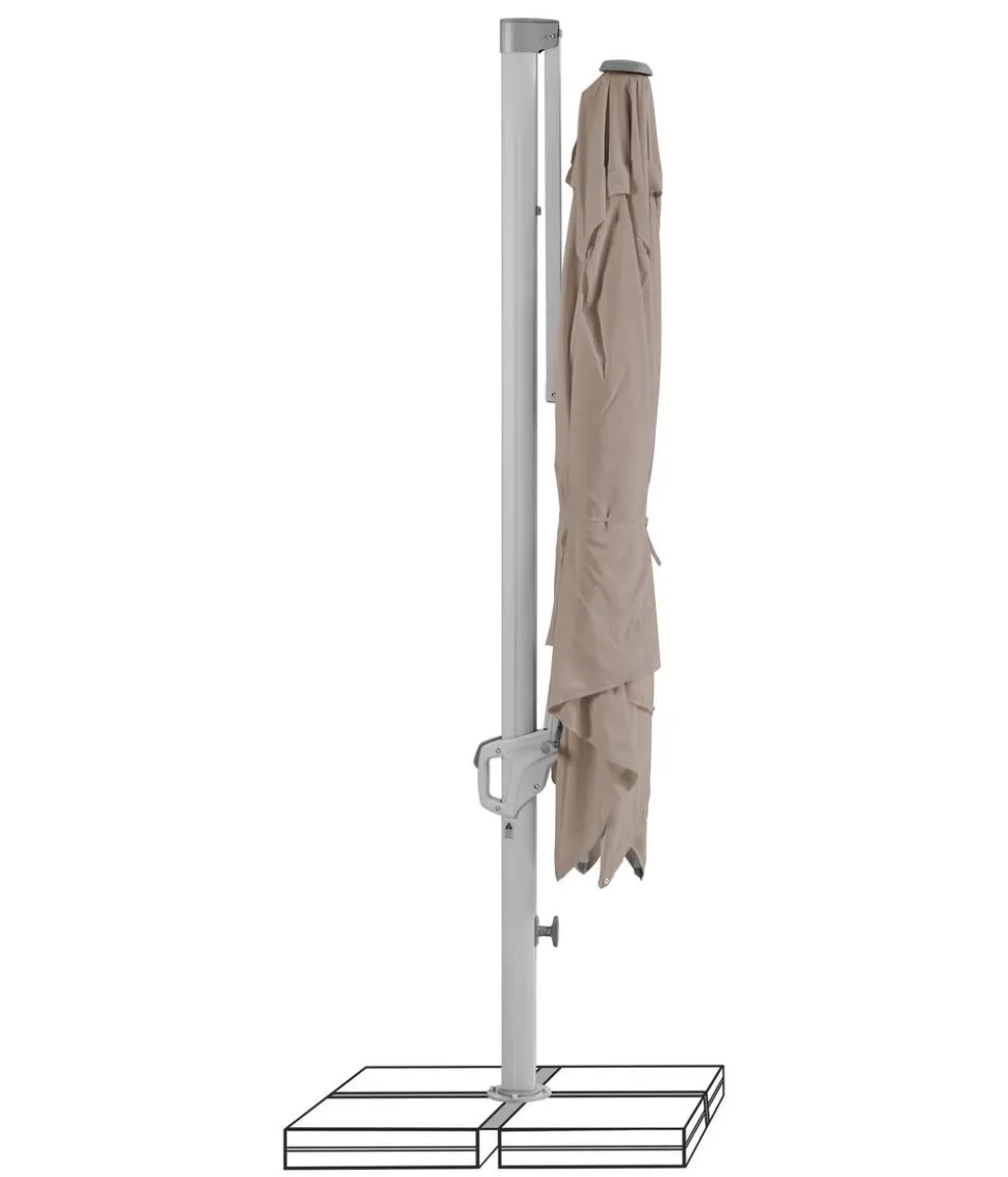Suncomfort by Glatz Ampelschirm Familyflex, rechteckig, ca. B250/T250 cm
