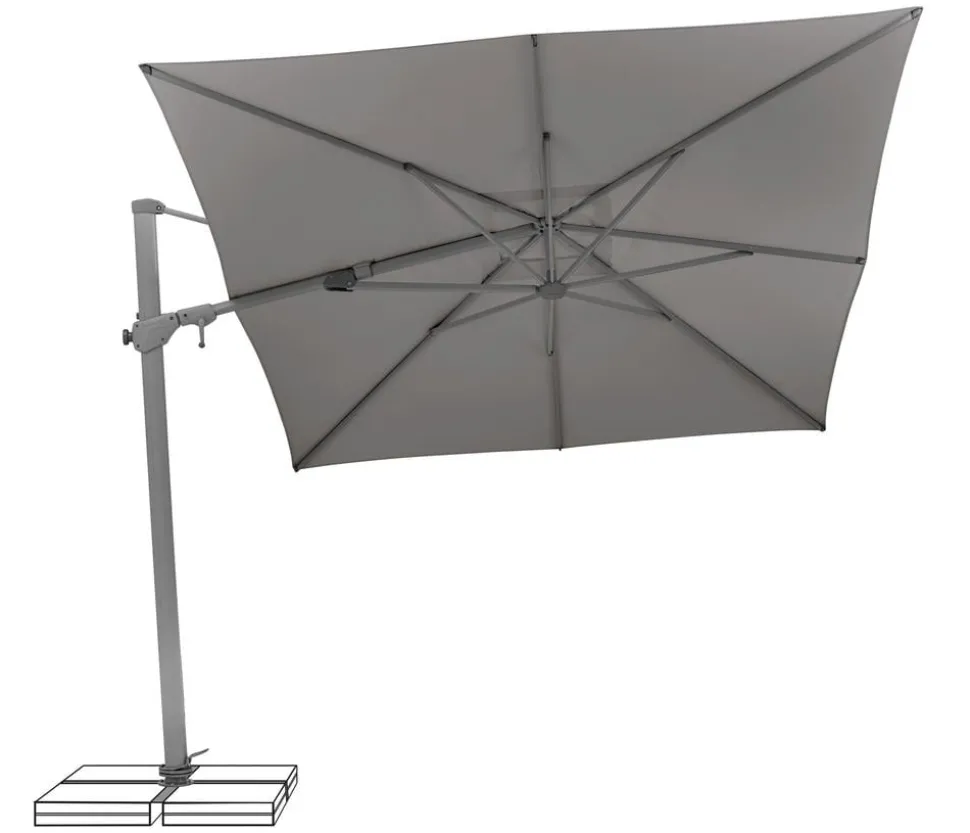 Suncomfort by Glatz Ampelschirm Varioflex, rechteckig, ca. B330/T270 cm