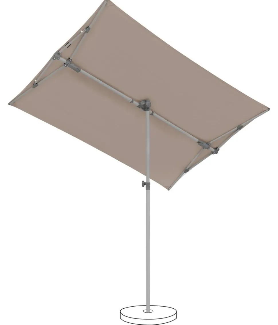 Suncomfort by Glatz Balkonschirm Flex Roof, rechteckig, ca. B195/T140 cm