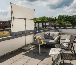 Suncomfort by Glatz Balkonschirm Flex Roof, rechteckig, ca. B195/T140 cm