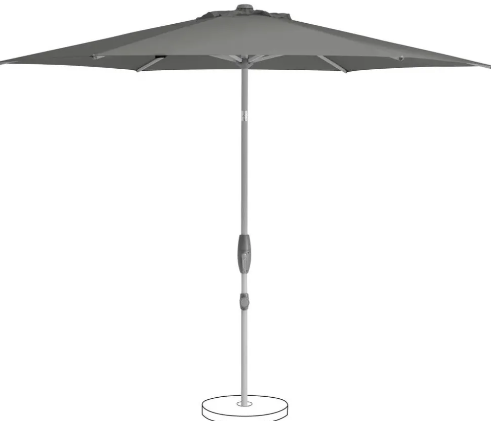 Suncomfort by Glatz Sonnenschirm Shell Turn, rund, ca. Ø300 cm