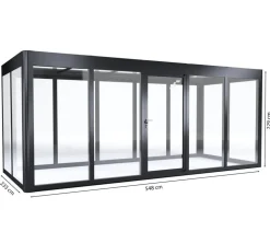 SunElements Gewächshaus SunGarden Infinity, AC Klar