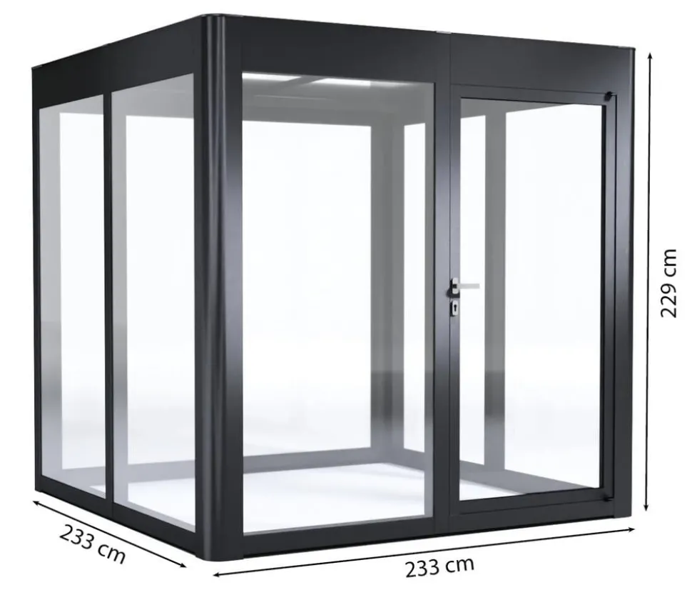SunElements Gewächshaus SunGarden Infinity, AC Klar