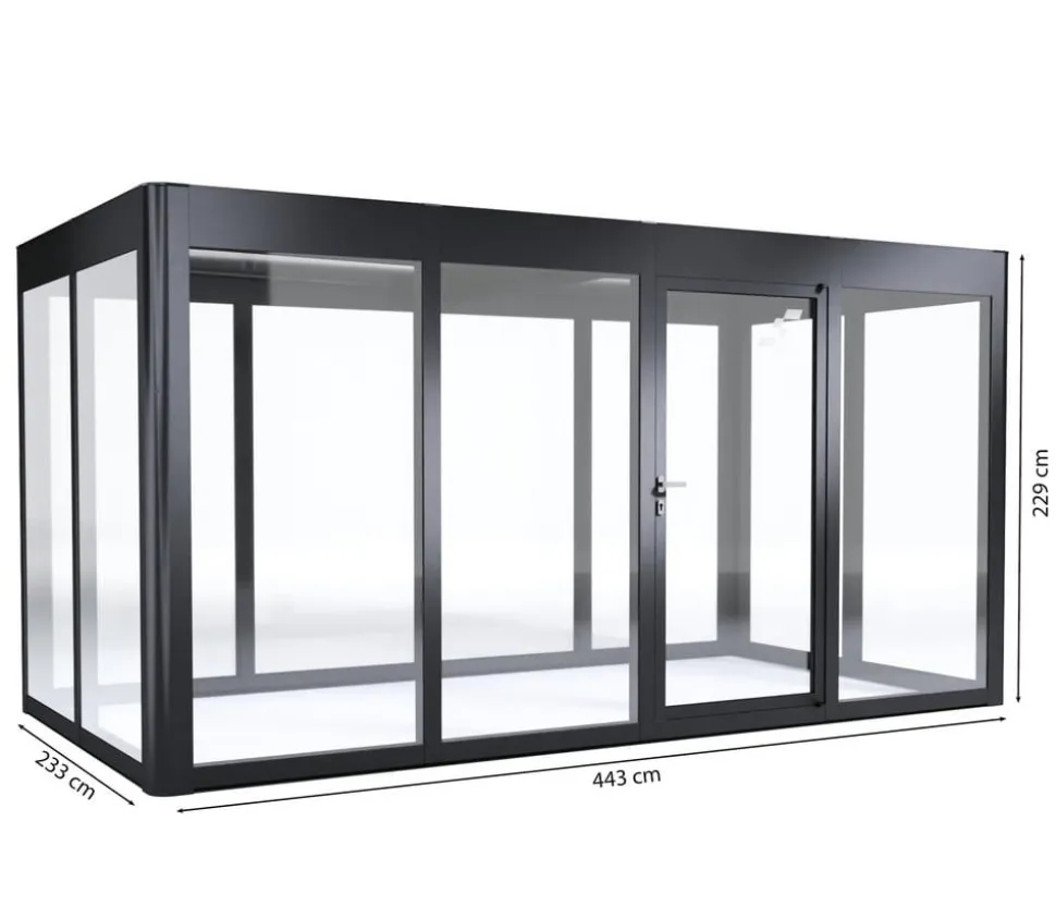 SunElements Gewächshaus SunGarden Infinity, AC Klar