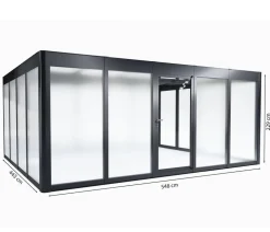 SunElements Gewächshaus SunGarden Deluxe, ESG/AC