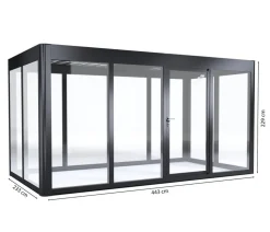 SunElements Gewächshaus SunGarden Energy, AC/DGM 40 %