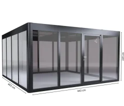 SunElements Gewächshaus SunGarden Power, AC/DGM 5%