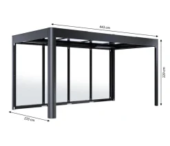 SunElements Pergola SunCover Deluxe