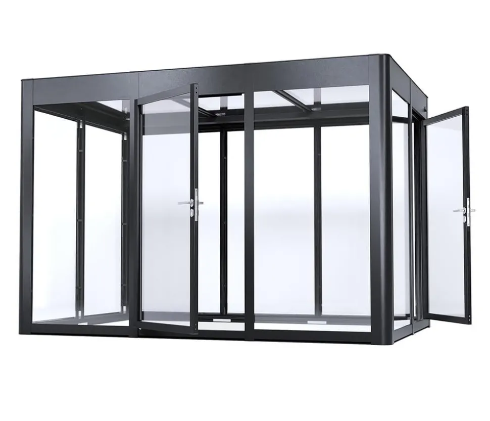 SunElements Zusatztür Anthrazit-metallic, ESG klar 5 mm, ca. B90/H197 cm