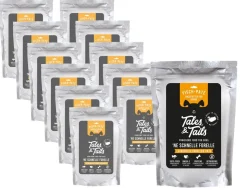 Tales & Tails Paté-Nassfutter für Hunde Ne schnelle Forelle, 12 x 100 g/6 x 300 g