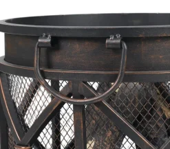 tepro Feuerstelle/ Feuerkorb Gracewood, ca. Ø42/H53 cm