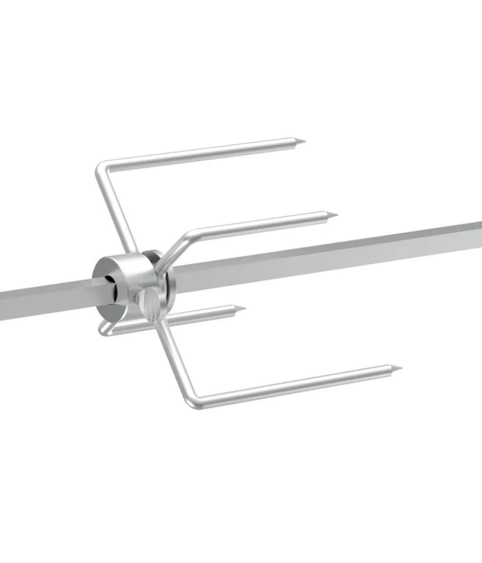 tepro Universal Grillspieß-Set für Batteriebetrieb, 3-teilig
