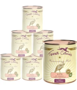 Terra Canis Nassfutter für Hunde Adult Menü, 6 x 800 g