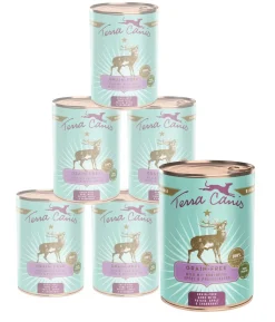 Terra Canis Nassfutter für Hunde Getreidefrei, 6 x 400 g