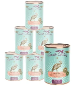 Terra Canis Nassfutter für Hunde Getreidefrei, 6 x 400 g