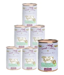 Terra Canis Nassfutter für Hunde Senior, 6 x 400 g