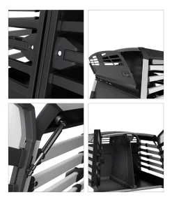 THULE® Allax Double M Compact Hundetransportbox, ca. B93/H65/T82-90 cm