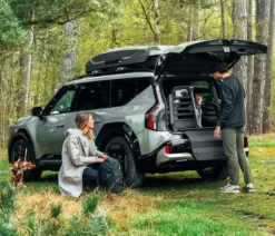 THULE® Allax Double S Hundetransportbox, ca. B90/H58/T72-80 cm