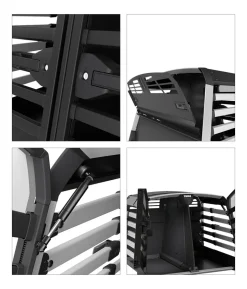 THULE® Allax Double S Hundetransportbox, ca. B90/H58/T72-80 cm