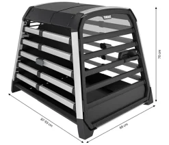 THULE® Allax L Compact Hundetransportbox, ca. B69/H70/T87-93 cm