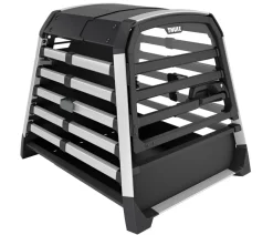THULE® Allax threshold compatible M Compact Hundetransportbox für Fahrzeuge mit Ladekante, ca. B65/H65/T77-82 cm