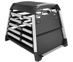 THULE® Allax threshold compatible M Hundetransportbox für Fahrzeuge mit Ladekante, ca. B65/H65/T82-90 cm
