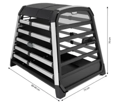 THULE® Allax XL Compact Hundetransportbox, ca. B73/H70/T89-94 cm