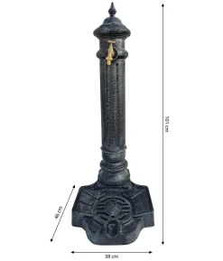 Tomco Aluminium-Standbrunnen, ca. H101 cm