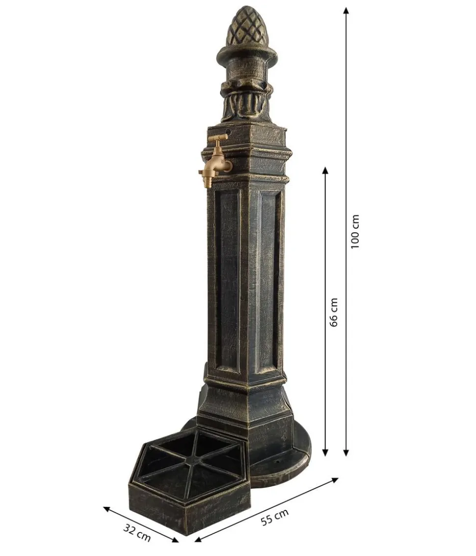 Tomco Aluminium-Standbrunnen Schönbrunn, ca. H100 cm