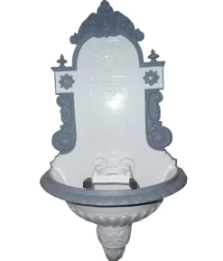Tomco Aluminium-Wandbrunnen Wiener Bassena, ohne Hahn, ca. 87 cm