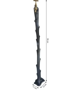 Tomco Aluminium-Wassersäule Design, ca. H90 cm