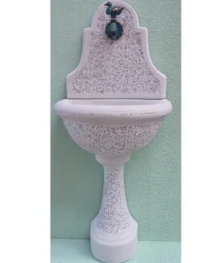 Tomco Messing-Wasserhahn Ente 1/2, mit Rosette