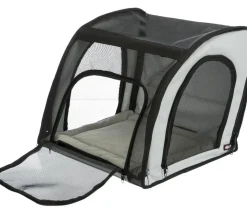 Trixie Autositz, grau/schwarz, ca. B44/H37/T40 cm