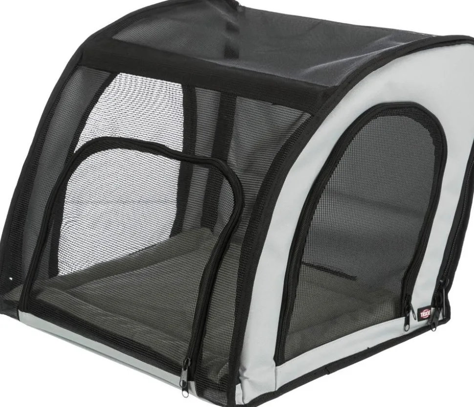 Trixie Autositz, grau/schwarz, ca. B44/H37/T40 cm
