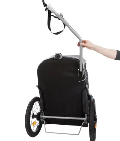 Trixie Fahrradanhänger für den Hund, grau