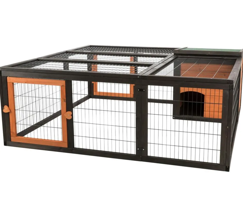 Trixie Freilaufgehege mit Abdeckung, ca. B150/H53/T150 cm