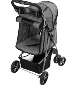 Trixie Hunde-Buggy, grau
