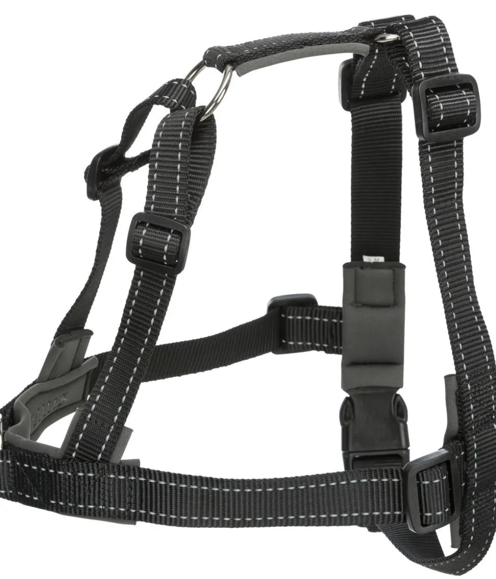Trixie Hundegeschirr Lead'n'Walk Soft, schwarz