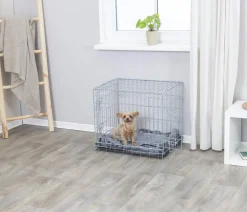 Trixie Hundekäfig mit 2 Türen, schwarz
