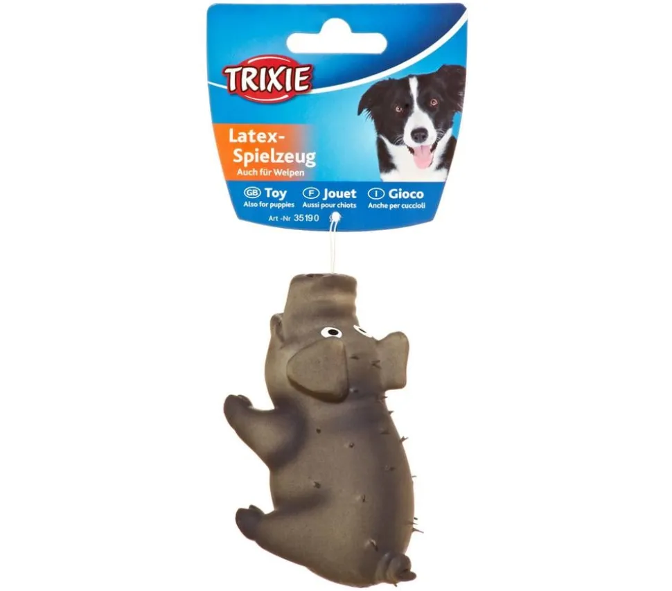 Trixie Hundespielzeug Borstenschwein aus Latex, ca. B10 cm