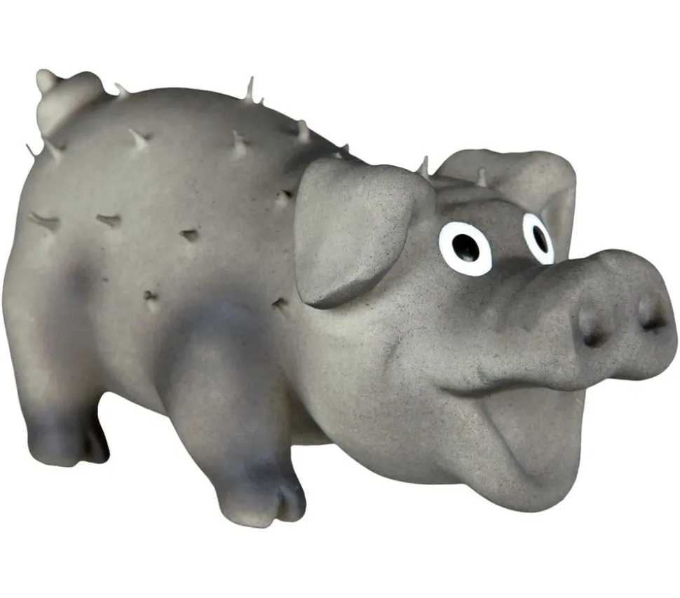 Trixie Hundespielzeug Borstenschwein aus Latex, ca. B10 cm