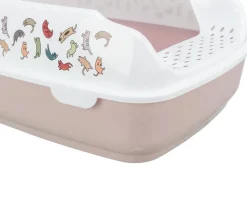 Trixie Katzentoilette Delio, flieder/weiß, ca. B50/H20/T38 cm
