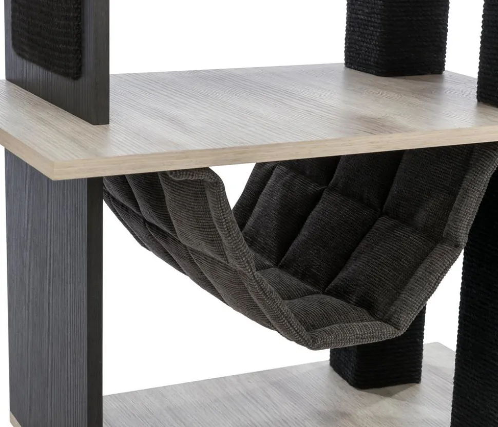 Trixie Kratzbaum CityStyle, grau/schwarz, ca. B58/H98/T38 cm